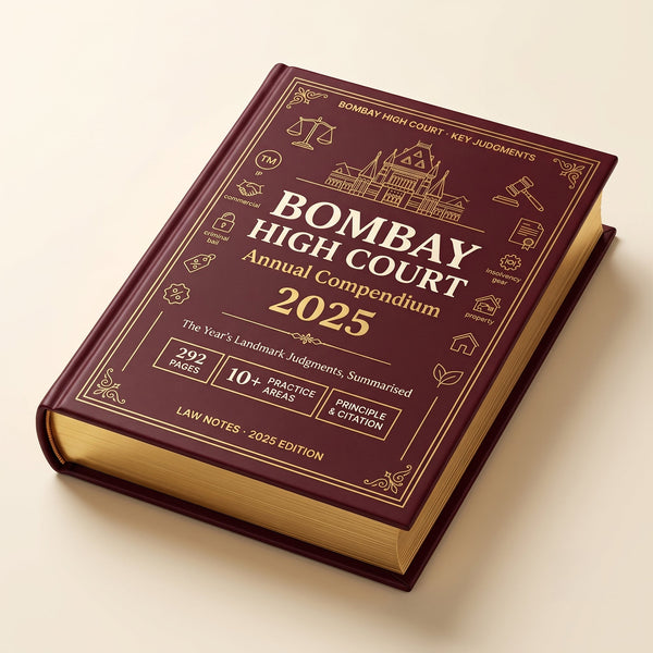 Bombay High Court Annual Compendium 2025 Law Notes