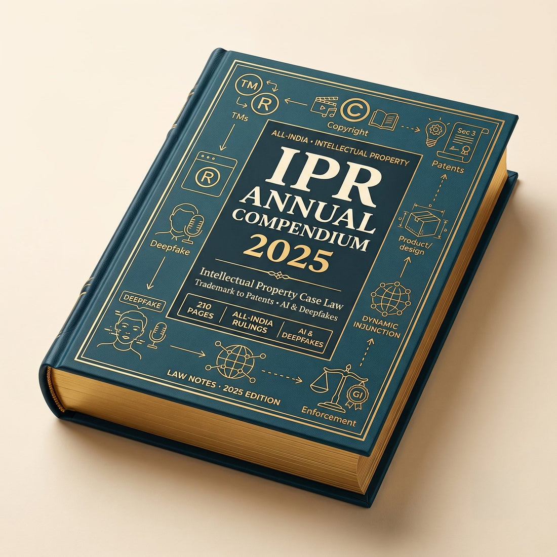 IPR All India Annual Compendium 2025 — Trademark, Copyright, Design & Patent Cases Law Notes