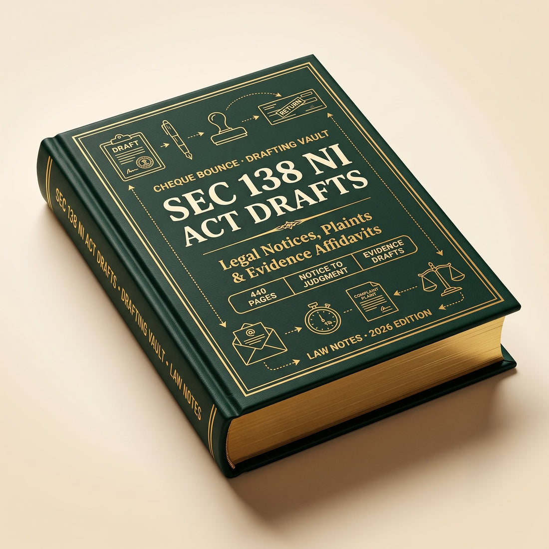 Sec 138 NI Act: Notices, Plaints & Evidence Drafts Law Notes