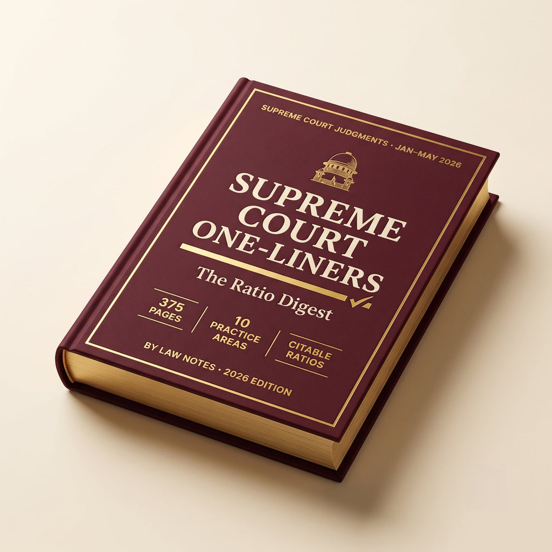 Supreme Court One-Liners: 2026 Law Notes