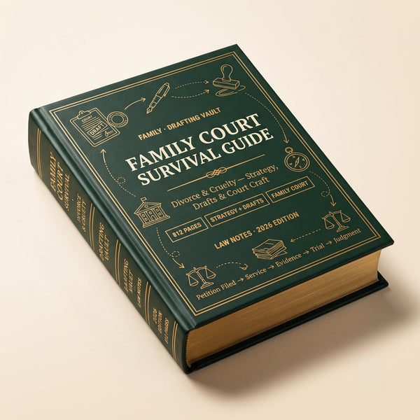 Family Court Survival Guide (Divorce & Cruelty) Law Notes
