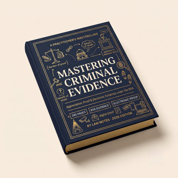 Mastering Criminal Evidence Law Notes
