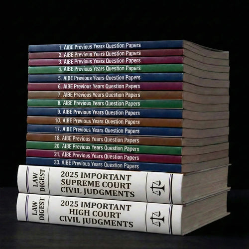 AIBE 2026 Prep Bundle: 23 Previous Year Papers + 2025 SC & HC Civil Judgments Law Notes